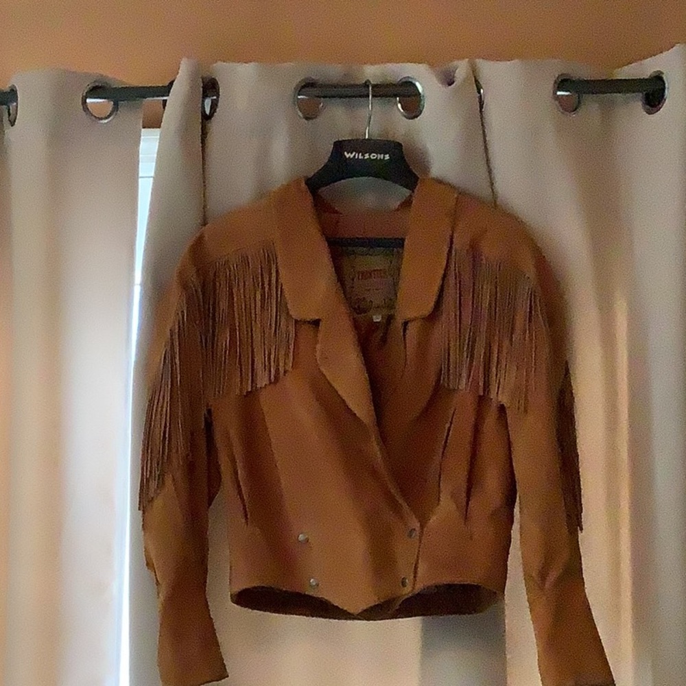 Western style fringed jacket